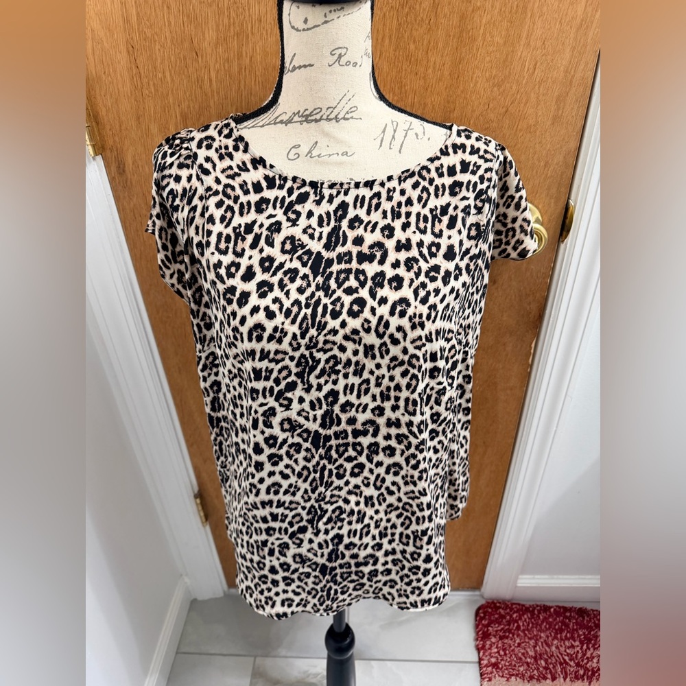 Philosophy Leopard Top. Size Large